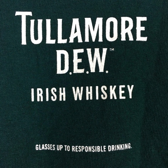 TULLAMORE DEW Irish T Shirt Whiskey Graphic Tee Logo Spellout Short Sleeve Large - Picture 6 of 8